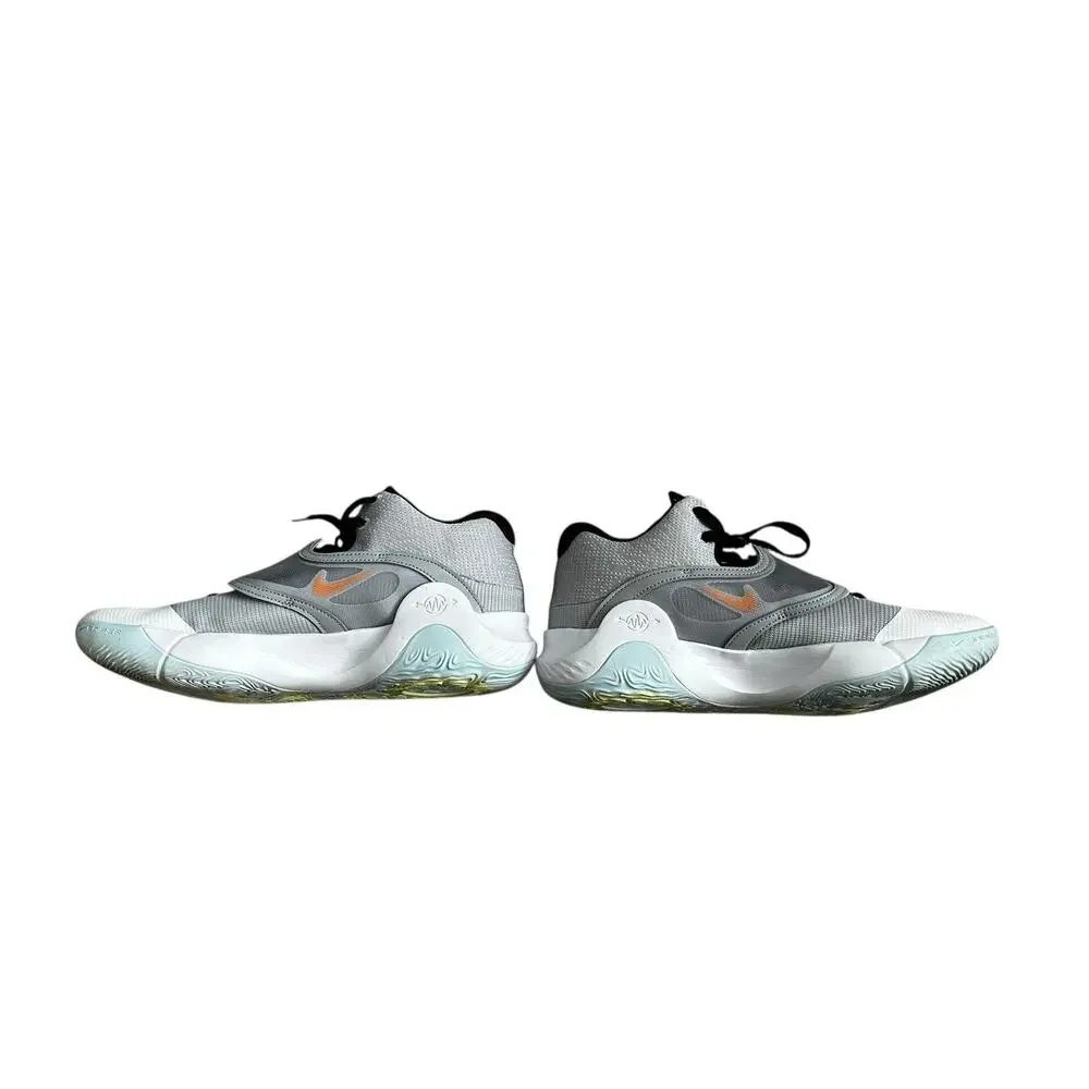 Nike KD Trey 5 X Men's Sneakers Wolf Gray/Barely Volt Colorway Size 11